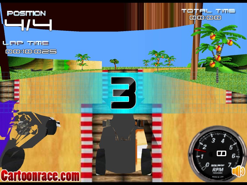 Crash Bandicoot Cartoon Race