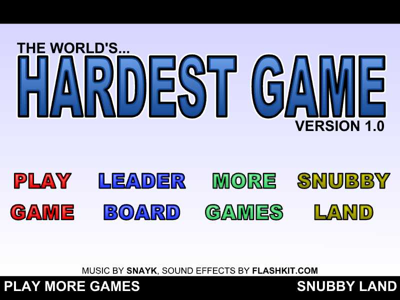 World's Hardest Game